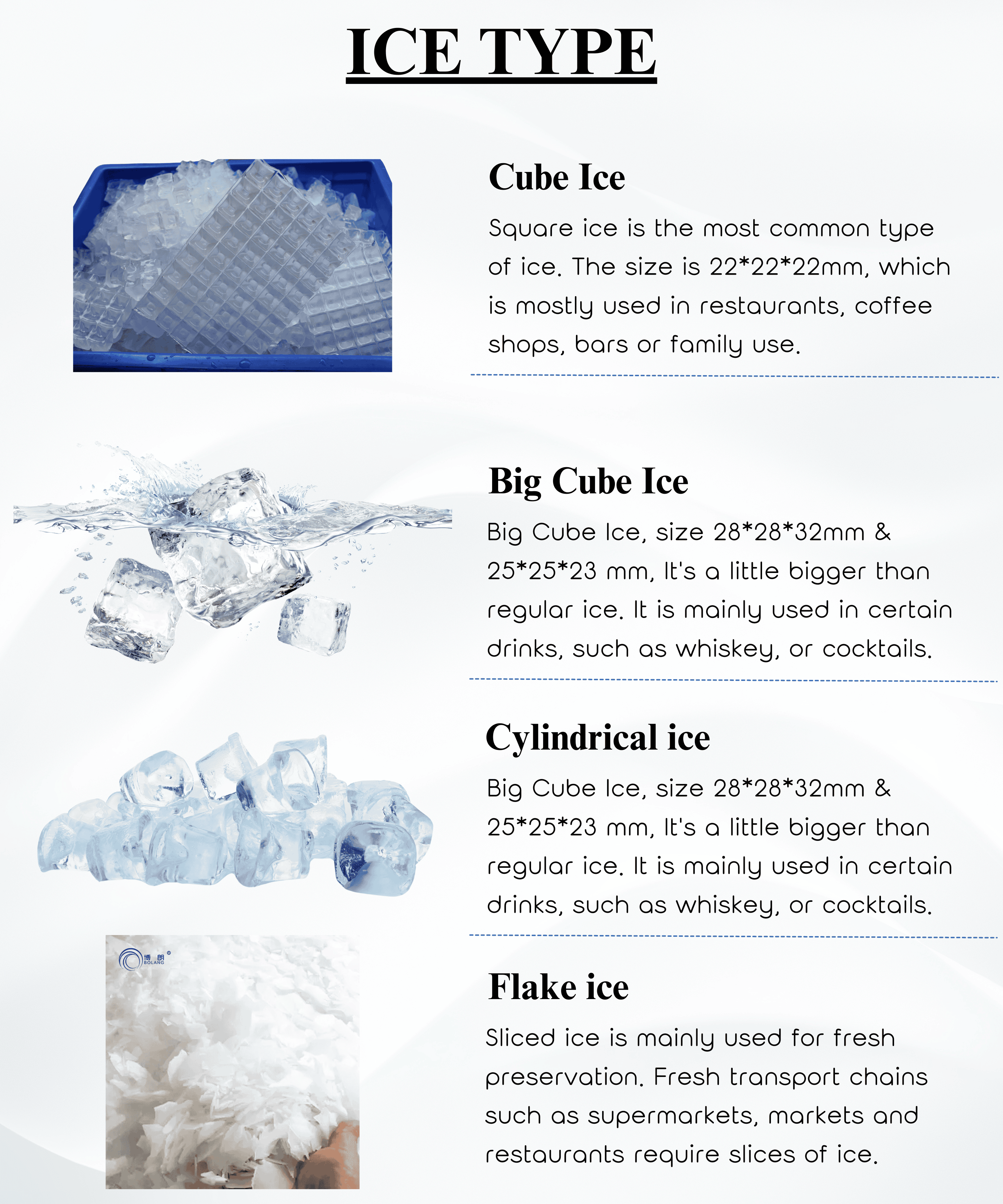 BLG 1 Ton per day Small ice cube Commercial Ice Cube Maker High Quality Energy Saving Fully Automatic Milk Tea Shop Bar