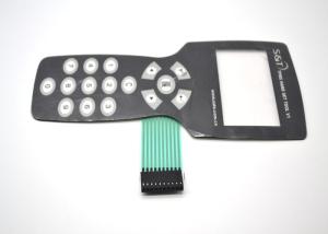Teclado numérico tátil gravado do interruptor de membrana para o controlador