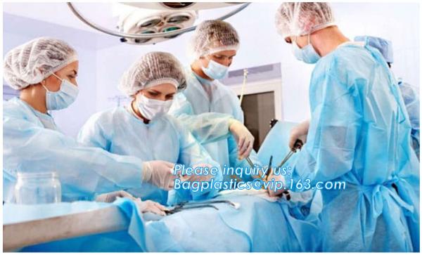 Sterile blister packing for SMS/PP surgeon Gown,  Protective Sterile Hospital Disposable Medical, Nonwoven Medical Clot