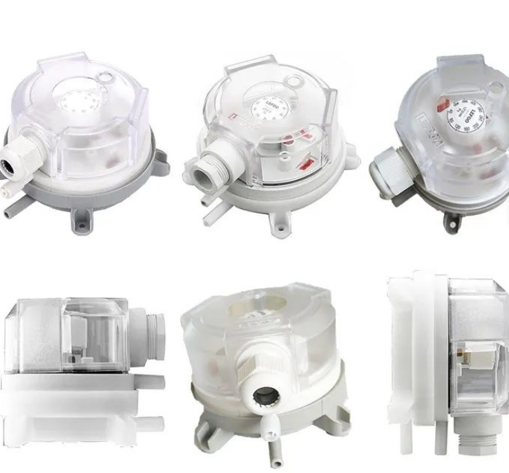 Differential Pressure Switch 50~5000pa Waterproof Heating Ventilation Furnace Vent Air Pressure Switch