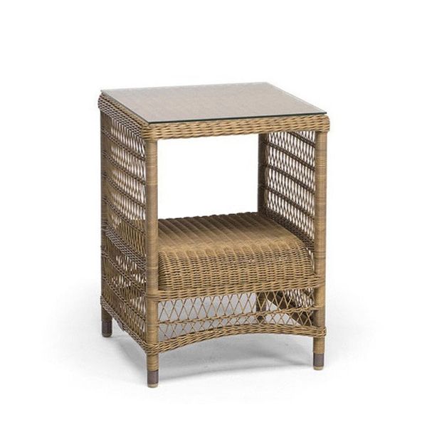 Aluminum Frame All-Weather Wicker Garden Rattan Lounge Chair with Water-Proof Cushion