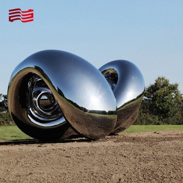 Modern Abstract Metal Sculptures Adorning Outdoor Gardens Gracefully Bring A Sense Of Sophistication And Creativity