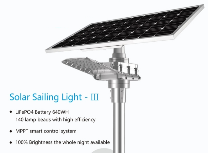 Уличный свет 200w дистанционного управления Ip65 солнечный интегрировал тип с датчиком движения