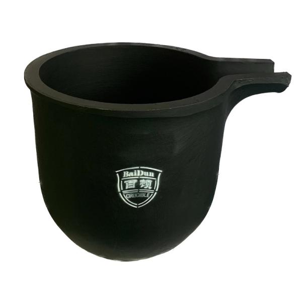 Creuset de fusion de zinc industriel, capacité 150 kg, résistant à la corrosion, haute durabilité