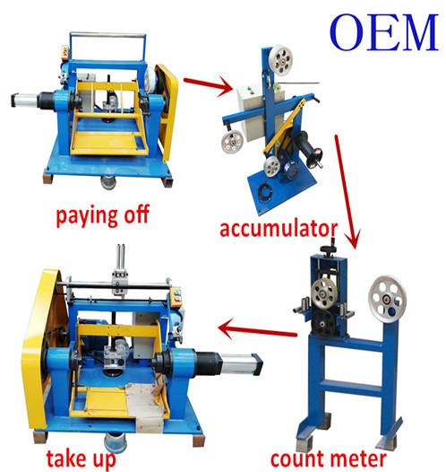 Shanghai Qiapng TC1000 fully automatic steel wire rope winding machine, high quality wire drum factory.