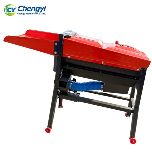 Iron Corn Thresher With Blower Durable Maize Shelling Cleaning Machine