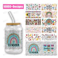 Gráfico de Design Personalizado Pronto para Transferir DIY UVDTF Adesivo 16Oz 20Oz 24Oz UV DTF Cup Wrap para 16oz 24oz Can 20oz
