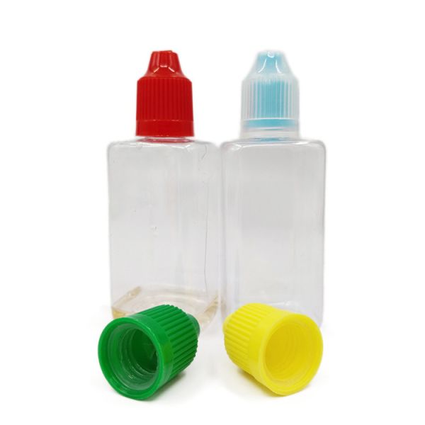 50ml Plastic bottles PET Material Square bottles