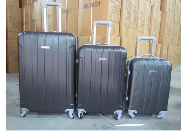 Colored Waterproof Luggage Set 4 Wheels ABS Hard Shell With Combination Lock