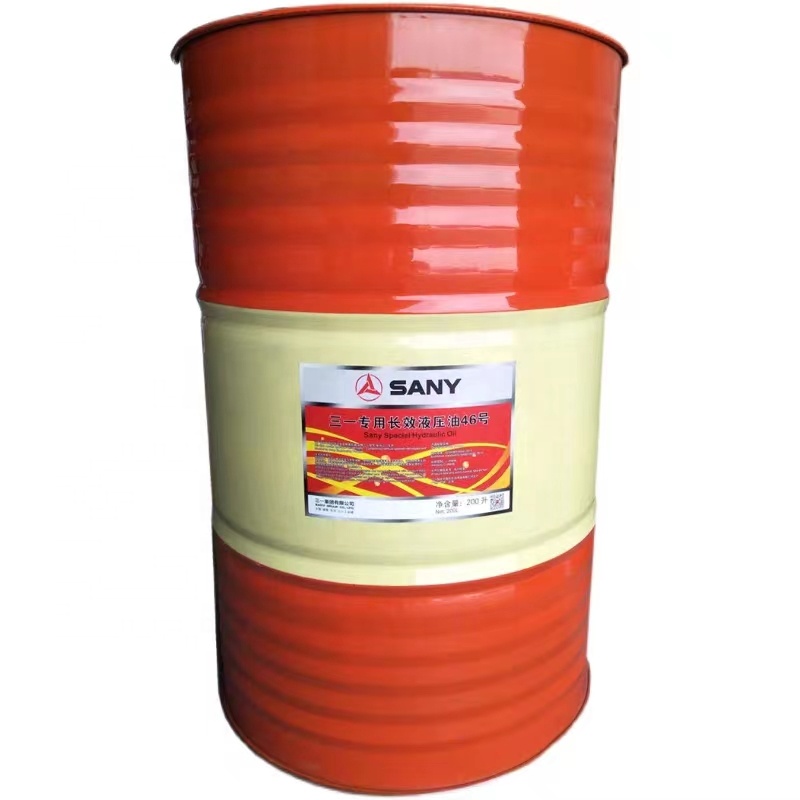 Sani 46# Anti-Wear Hydraulic Oil High Pressure Ashless Pump for Truck Forklift-200L Long Term Construction Machinery Parts