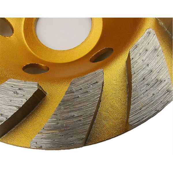 Спеченные абразивные диски чашки Turbo каменные на гранит 6104