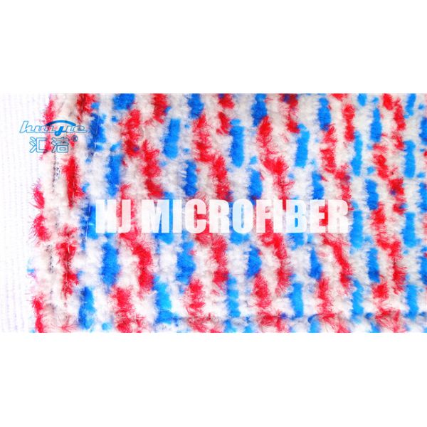 Головки сухого Mop полов твёрдой древесины, покрашенная замена головки Mop Microfiber жаккарда пряжи