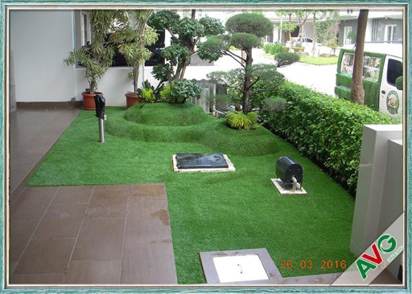 UV Resistant Gardens Landscaping Artificial Grass / Artificial Turf 35 mm Pile Height