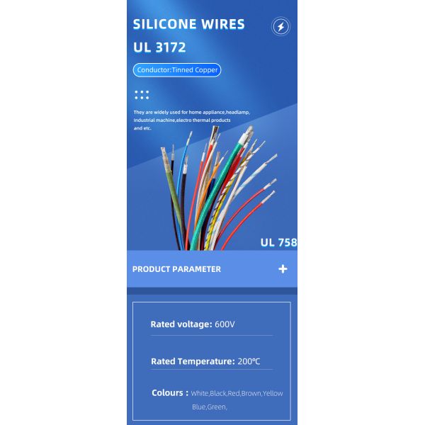 18AWG UL3172 Automotive Electrical Wire 200C 600V FT2 Fiberglass