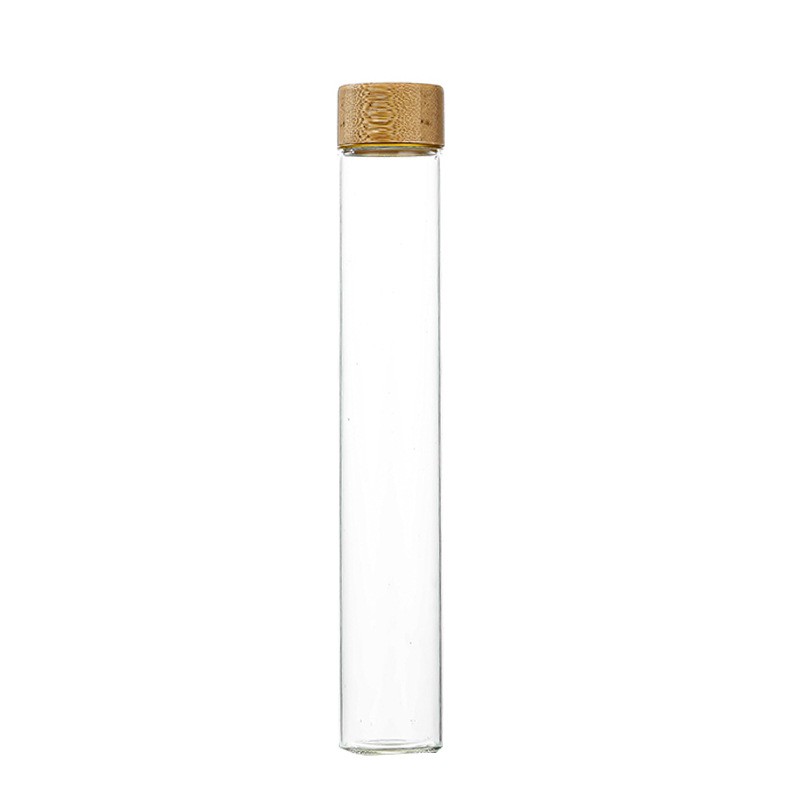Durable Flat Bottom Glass Test Tubes Empty Jars Glass Bottle With Aluminum Screw Cap