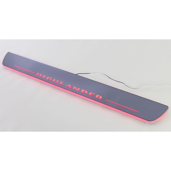 Toyota Highlander car door welcome lights LED Moving Door sill Scuff for sale