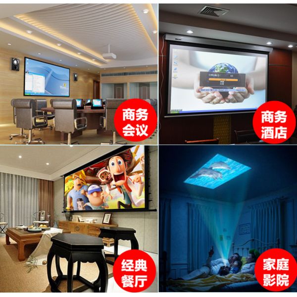 Home Mini Projector/Office M-business High definition/Outdoor Sport Portable Projector