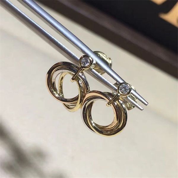 C tricyclic Earrings  18k gold  white gold yellow gold rose gold bracelet  Jewelry factory in Shenzhen, China