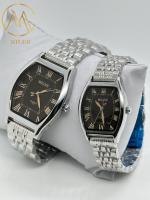 Diseño clásico Reloj de pulsera impermeable de pareja Reloj de movimiento de cuarzo de moda