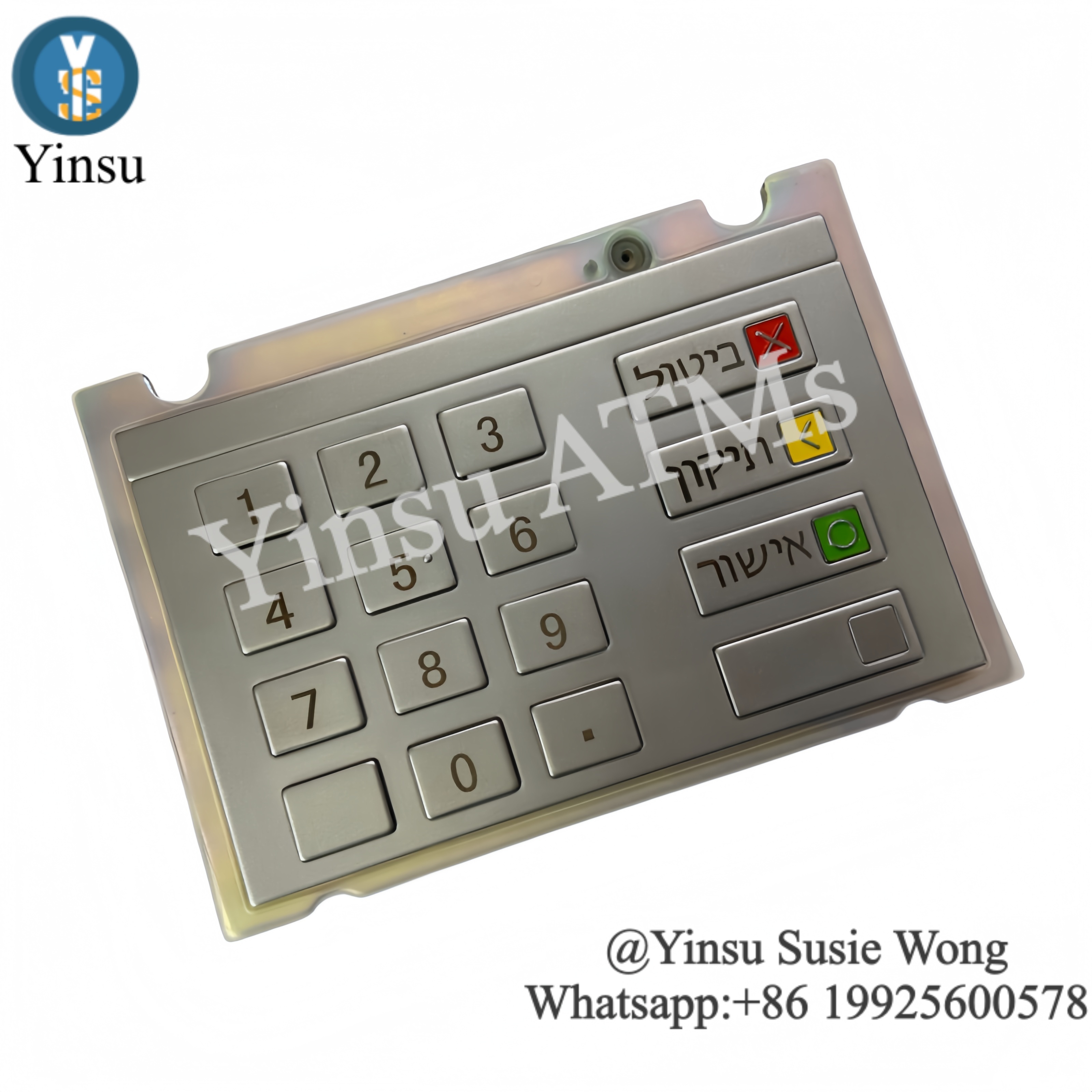 1750159365 Wincor ATM Parts KEYBOARD V6 EPP ISR CES 01750159365
