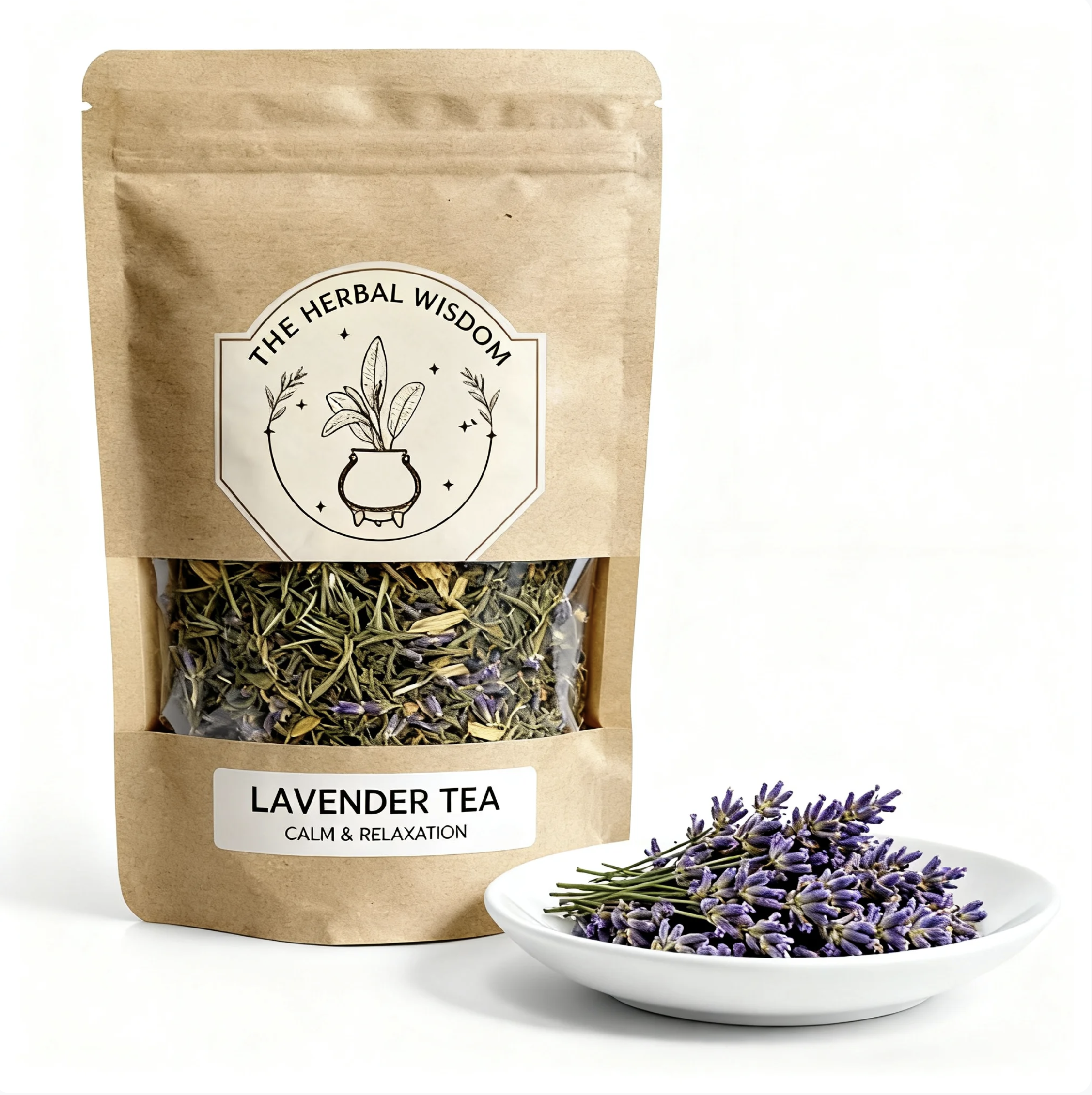 Self Standing Custom Tea Bag Packaging Environmentally Friendly Resealable Design