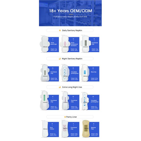 360 Degree Leak Free Breathable Cotton Night Use Disposable Sanitary Napkins Ultra Thin Extra Long 290mm for Maximum Comfort