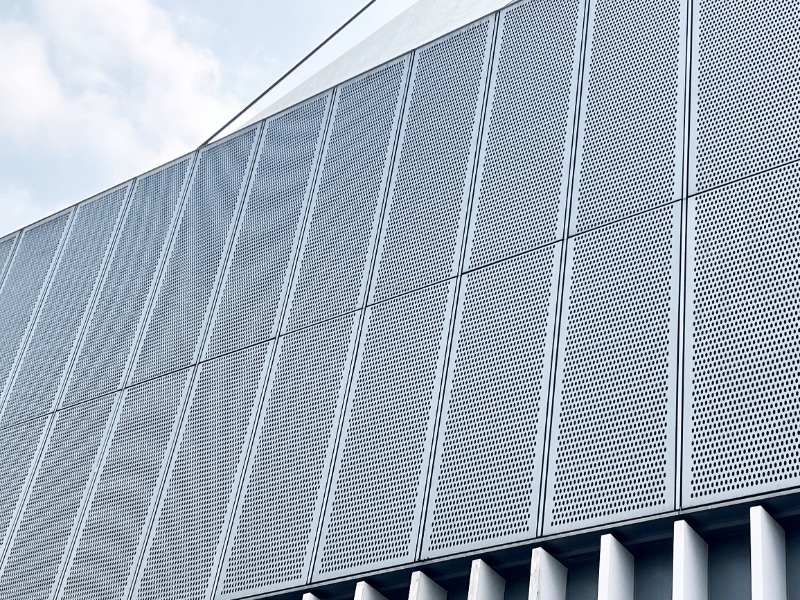 Custom Aluminum alloy panel Exterior Perforated Facade Panels PVDF aluminium panels for facade