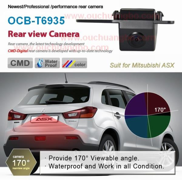 Ouchuangbo HD CCD car parking rear vision camera for Mitsubishi ASX OCB-T6935