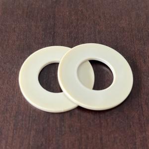 High Temp Resistant PEEK Pad Milk White ID12 OD24 H1.5 Back Up Ring Cold