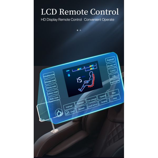 Relax Massage Chairs Heating Lumbar ISO9001 HIFI Bluetooth SAA ODM