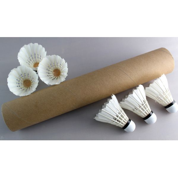 Good quality Custom Logo Duck goose Feather Class A Shuttlecock Badminton