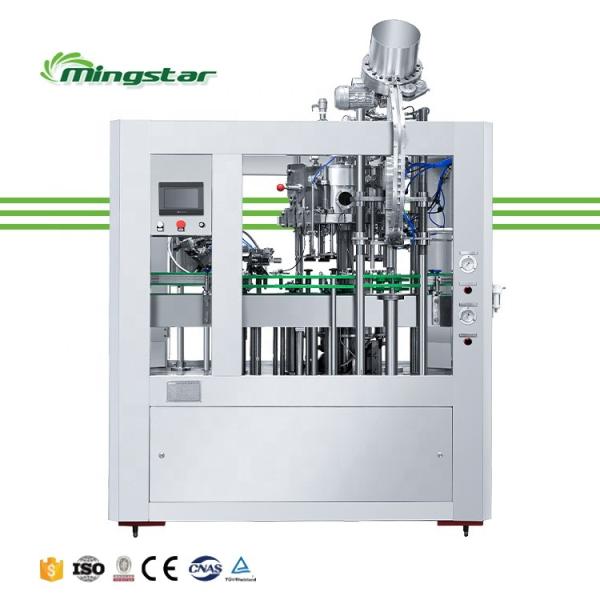 Mingstar Full Automatic1000BPH Beer Glass Bottle Filling Machine Drinking Liquid Equipment Beer Filling Machine