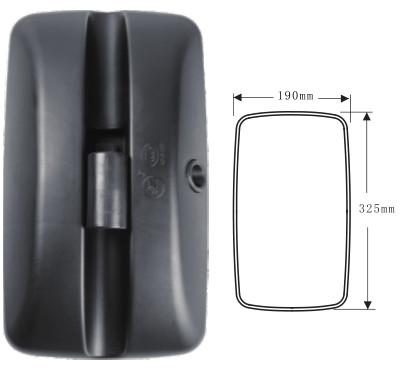 24V FOTON Chinese Truck Parts 325x190MM Truck Rear View Mirror