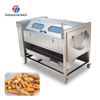 Machine de lavage et d'épluchage du légume à racine 1500KG/H pour le restaurant