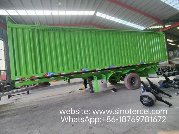 Enclosed Heavy-Duty Cargo Semi-Trailer 30-50 Ton Capacity