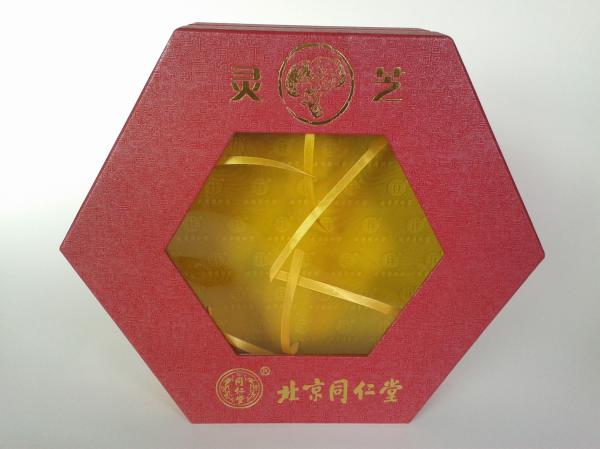 Hexagon Shape Elegant Rigid Gift Boxes, Luxury Food Packaging Box For Festival Gift