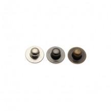 O Gunmetal de bronze gravado dos rebites do tamanho pequeno do logotipo rebita o projeto da forma de 8mm - de 15mm