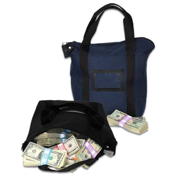 1400 DENIER CORDURA LOCKING COURIER BRIEFCASE BAGS W/ HANDLES - 17W X 14H X 6D - READY-TO-SHIP