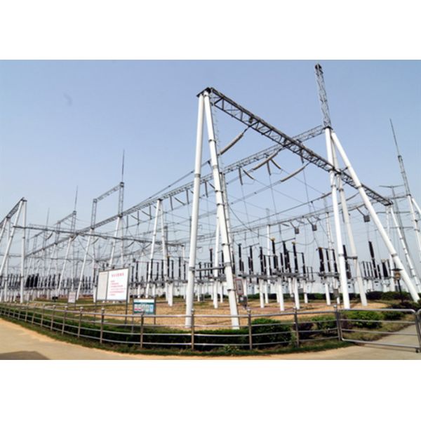 A Frame Dead end Transmission and Distribution Substation Structures ， Steel Tubular Beam and Gantry