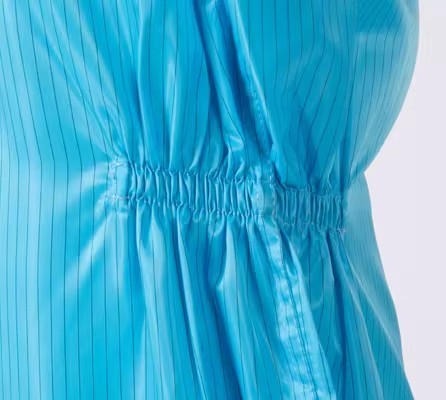 Моемый синий антистатический чистый рабочий костюм рабочая одежда ESD одежда комбинезон без капюшона чистый костюм без капюшона