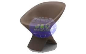 Plastic Rotational Moulding For LLDPE Plastic Leisure Chair , Rotomolded Furniture