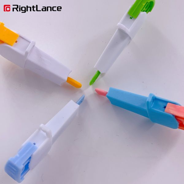 1.8mm 26G Pressure Safety Blood Lancet Disposable Safety For Blood Collection