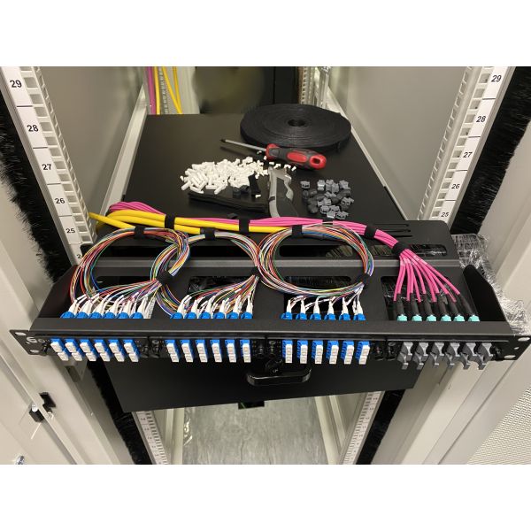 YINGDA Производитель оптических волокон MTP MPO соединитель Волоконный кабель 48 ядра SM MM для сети 20M