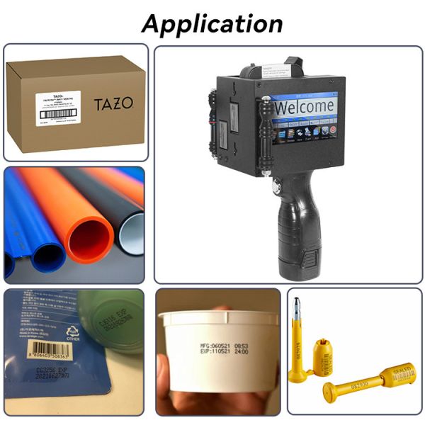 Portable Date Coder TIJ Inkjet Printer Machine Large Character Handheld Inkjet Printer