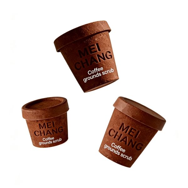 Eco-Friendly PP Cream Jar with Coffee Grounds Material in 50ML 100ML 200ML Sizes for Premium Customizable Cosmetic Packaging