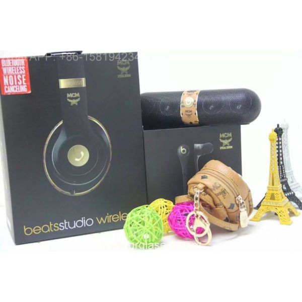 MCM Beats By Dre Tour 2.0 ,MCM Wireless Headphones + MCM Speak Limited Edition Headphones