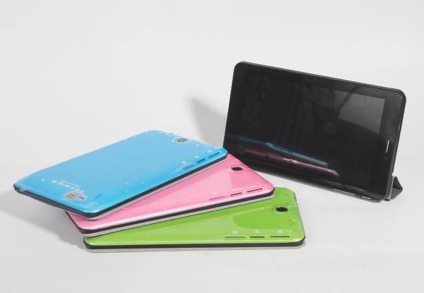7 MTK8312 3G Tablet PC with front leather cover Build in GPS Bluetooth