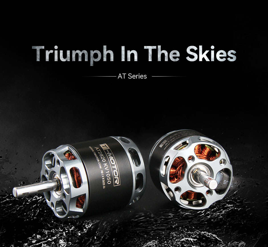 T-MOTOR AT2820 Long Shaft 880KV 1050 1250 3-4S Brushless Motor for Fixed Wing Uav