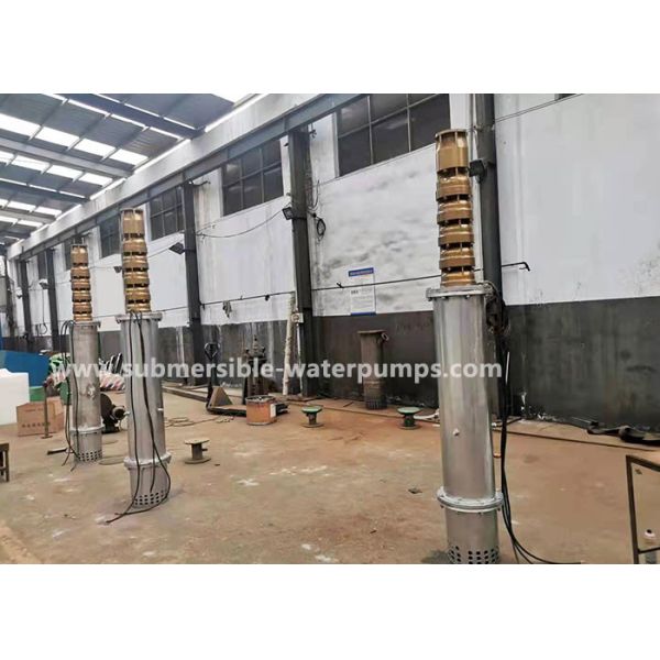 Agricultural 25kw 3 Phase Ac Multistage Irrigation Borehole Submersible Water Pump 200m Deep Well