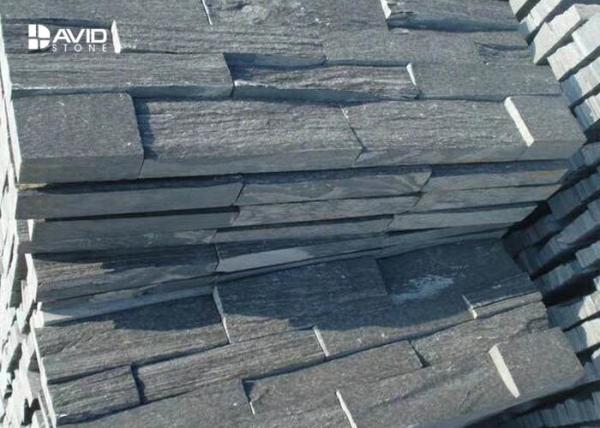 Anti - Skid Nature Slate Cultured Stone , Exterior Slate Wall Cladding Panels